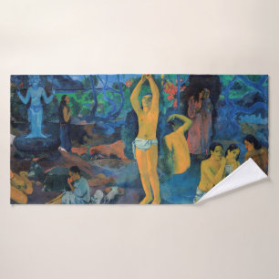 Paul Gauguin - Woher kommen wir? Badhandtuch Set