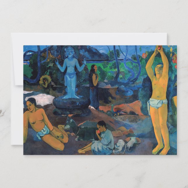 Paul Gauguin - Woher kommen wir? Dankeskarte (Vorderseite)