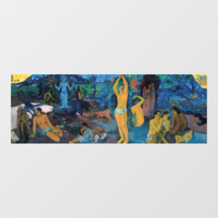 Paul Gauguin - Woher kommen wir? Fensteraufkleber