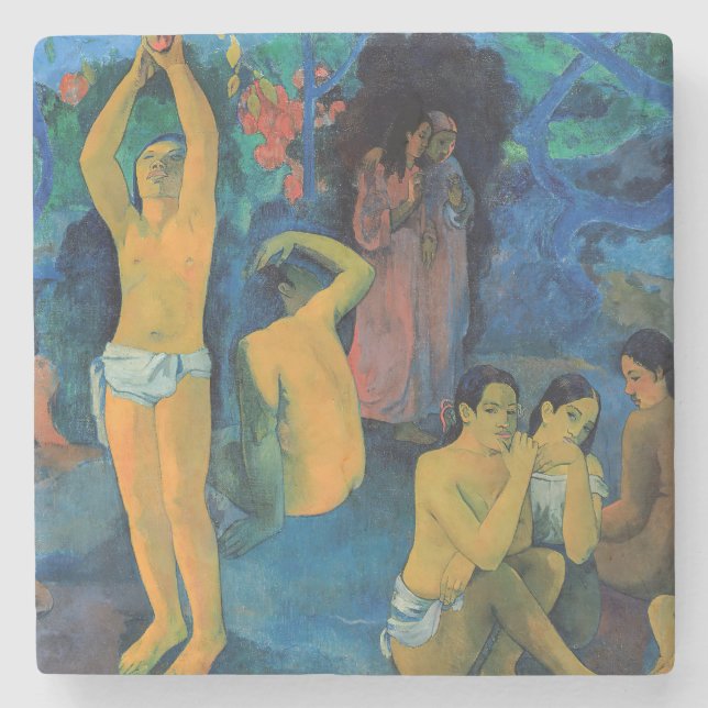 Paul Gauguin - Woher kommen wir? Steinuntersetzer (Vorderseite)