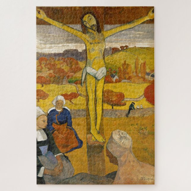 Paul Gauguin Yellow Christ Painting (Vertikal)