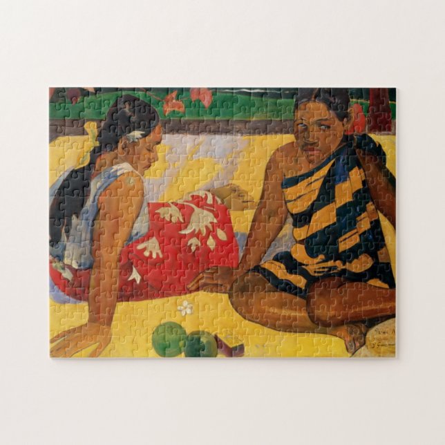 Paul Gauguin zwei Frauen des Tahiti Parau Api Vint (Horizontal)