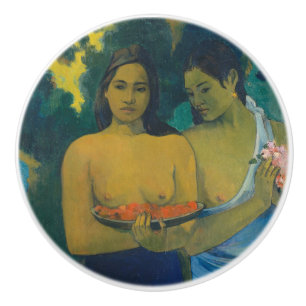 Paul Gauguin - Zwei Tahitianerinnen Keramikknauf