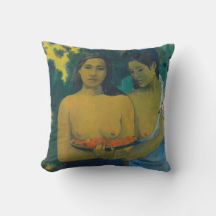 Paul Gauguin - Zwei Tahitianerinnen Kissen