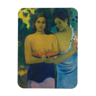 Paul Gauguin - Zwei Tahitianerinnen Magnet