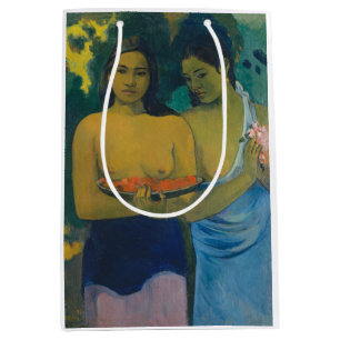 Paul Gauguin - Zwei Tahitianerinnen Mittlere Geschenktüte
