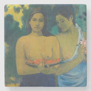 Paul Gauguin - Zwei Tahitianerinnen Steinuntersetzer