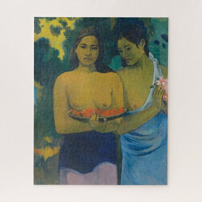 Paul Gauguin - Zwei tahitianische Frauen (Vertikal)