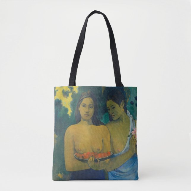 Paul Gauguin - Zwei tahitianische Frauen Tasche (Vorderseite)
