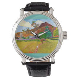 Paul Gauguins berühmtes Bild aus der Tahitianische Armbanduhr