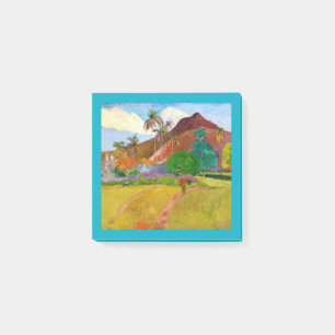 Paul Gauguins berühmtes Bild aus der Tahitianische Post-it Klebezettel