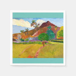 Paul Gauguins berühmtes Bild aus der Tahitianische Serviette