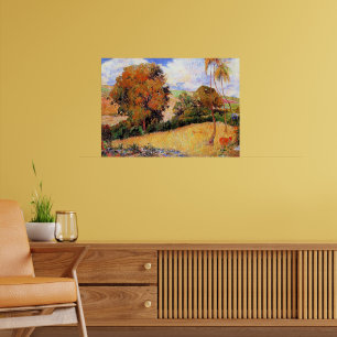 Paul Gauguins Gemälde, Wiese in Martinique, Poster
