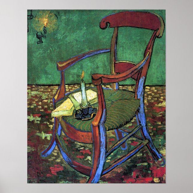 Paul Gauguins Sessel von Vincent van Gogh 1888 Poster (Vorne)