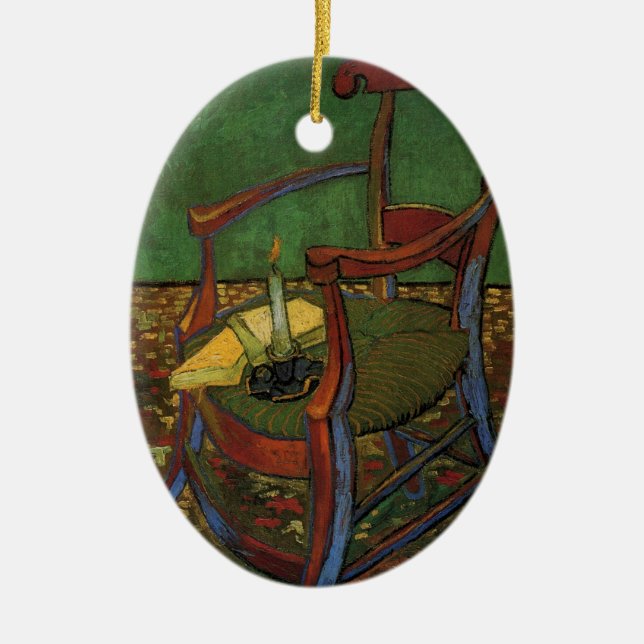 Paul Gauguins Sessel von Vincent van Gogh Keramikornament (Vorne)