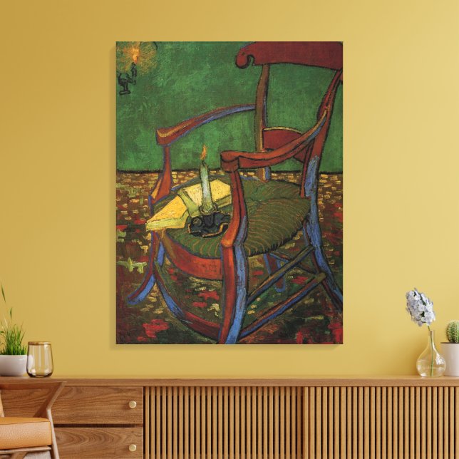 Paul Gauguins Sessel von Vincent van Gogh Leinwanddruck (Insitu (Wohnzimmer))