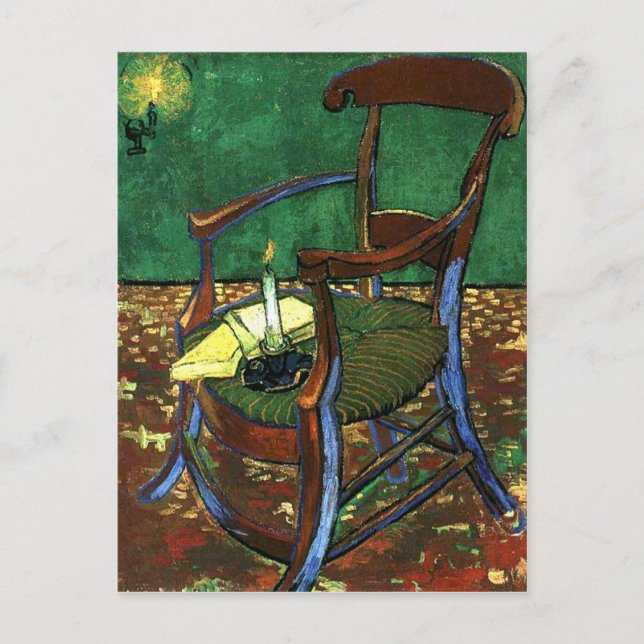 Paul Guaguins Sessel von Vincent van Gogh Postkarte (Vorderseite)