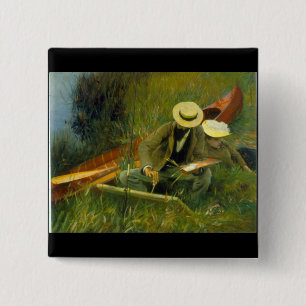 Paul Helieu durch John Singer Sargent Button