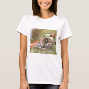 Paul Helleu skizzierend mit seiner Frau von JS Sar T-Shirt