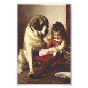 Paul Hermann Wagner: Best Friends viktorianische K Fotodruck