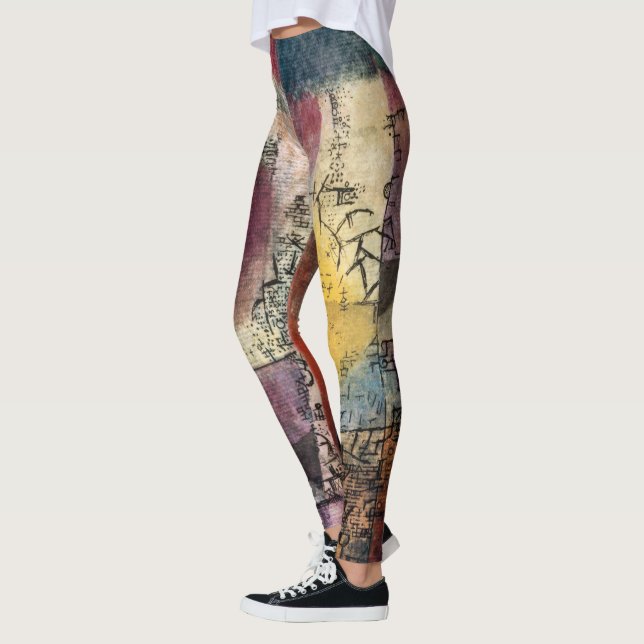 Paul Klee Abstract Art Cubism  Leggings (Links)