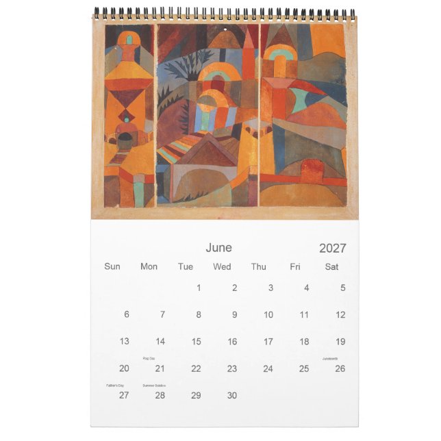 Paul Klee Abstrakt Geometric Kalender (Jun 2027)
