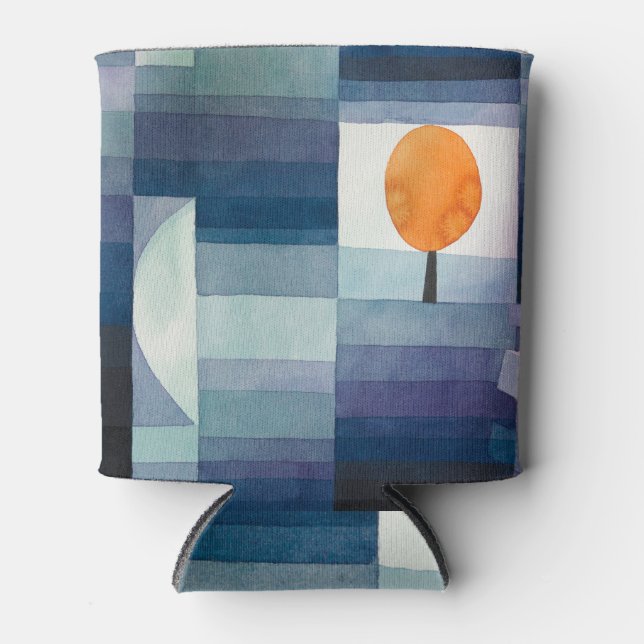 Paul Klee Abstrakt Tree Blue Painting Dosenkühler (Vorderseite)