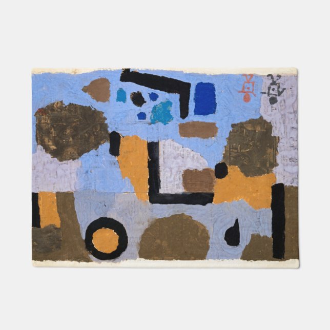Paul Klee Abstrakte Malerei Moderne Kunst Fußmatte (Vorderseite)