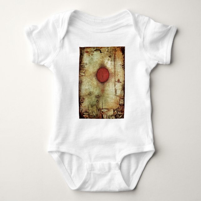 Paul Klee Ad Marginem Painting Baby Strampler (Vorderseite)