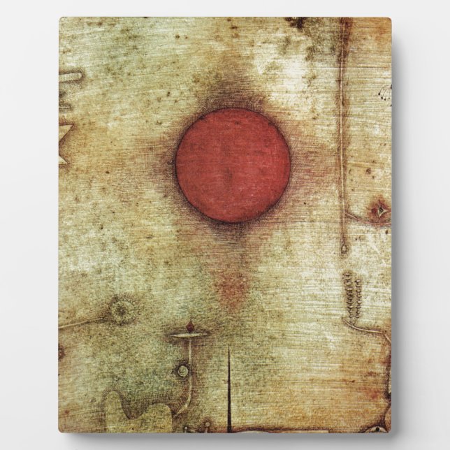 Paul Klee Ad Marginem Painting Fotoplatte (Vorderseite)