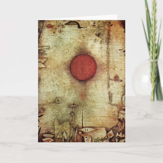 Paul Klee Ad Marginem Painting Karte (Vorderseite)