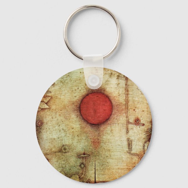 Paul Klee Ad Marginem Painting Schlüsselanhänger (Vorderseite)