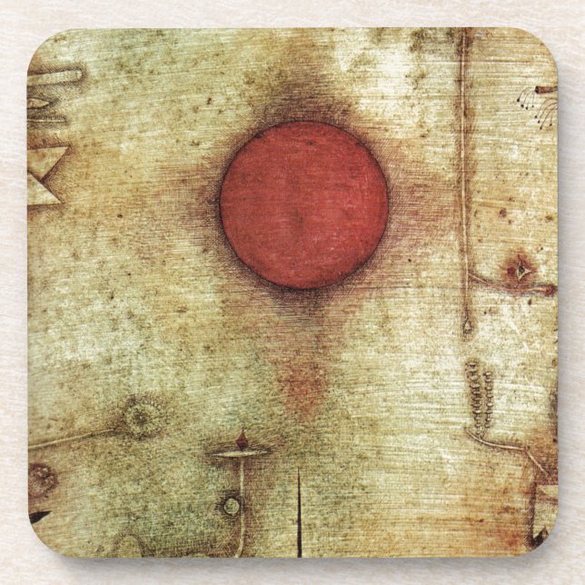 Paul Klee Ad Marginem Painting Untersetzer (Vorderseite)