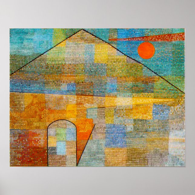 Paul Klee Ad Parnassum Poster (Vorne)