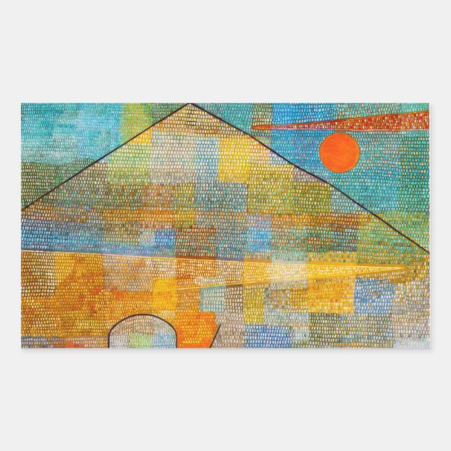 Paul Klee Ad Parnassum Stickers (Vorderseite)