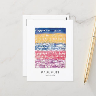 Paul Klee, Altstadt, farbenfrohe moderne Abstrakte Postkarte