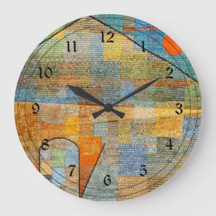 Paul Klee art: Ad Parnassus Große Wanduhr