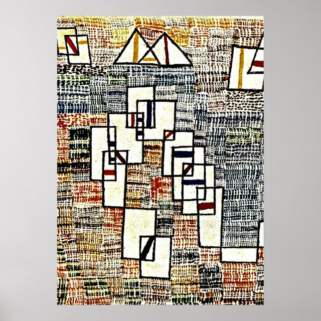 Paul Klee art - Cote de Provence Poster (Vorne)