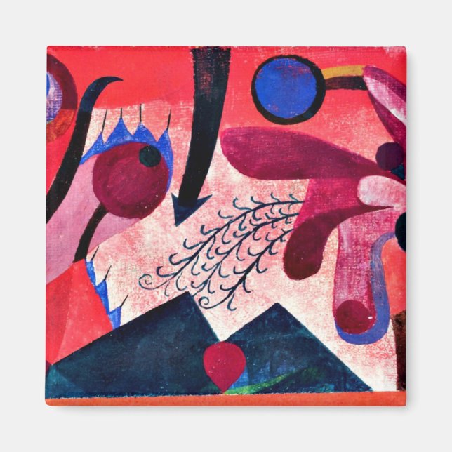 Paul Klee art: Giftige Berries Magnet (Vorne)