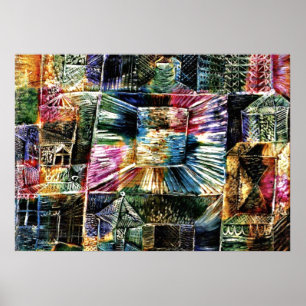 Paul Klee Art: Kiosk Architektur Poster