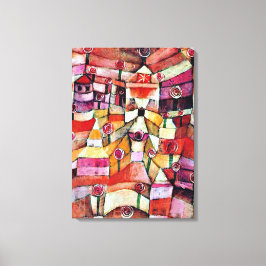 Paul Klee art: Rose Garden, Klee-Gemälde Leinwanddruck