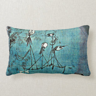 Paul Klee art: Twitter-Maschine Lendenkissen