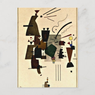 Paul Klee art: Warmes Cool Postkarte