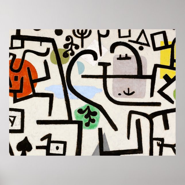 Paul Klee, Bauhaus Abstract Art Poster (Vorne)