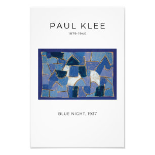 Paul Klee, Blaue Nacht - Moderne abstrakte Kunst Fotodruck