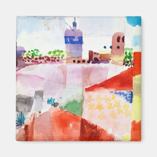 Paul Klee Blick auf Hammamet Magnet