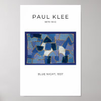 Paul Klee, Blue Night - Moderne Abstrakte Kunst