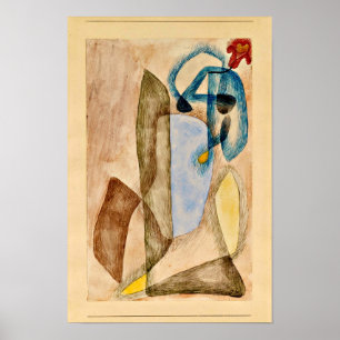 Paul Klee - Blume im März, Poster