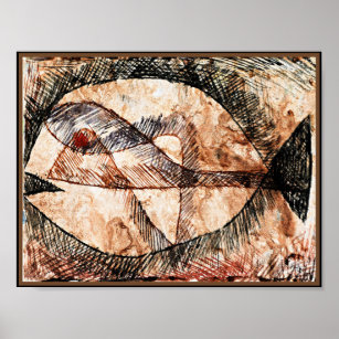Paul Klee - C.-C.=Fisch, abstrakte Kunst Poster