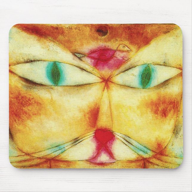 Paul Klee Cat und Bird Mouse Pad Mousepad (Vorne)